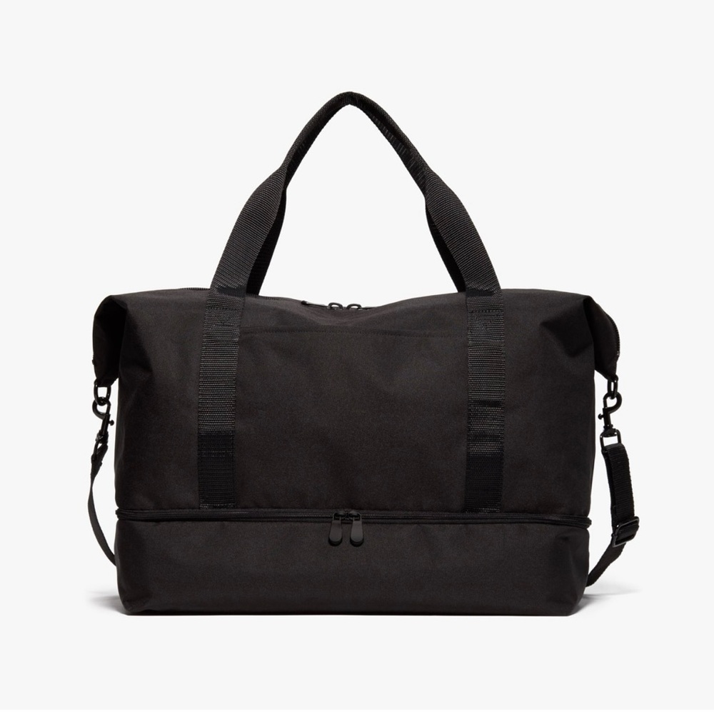 Lo & Sons Catalina Deluxe Weekender Bag in Black (Size: Large)
